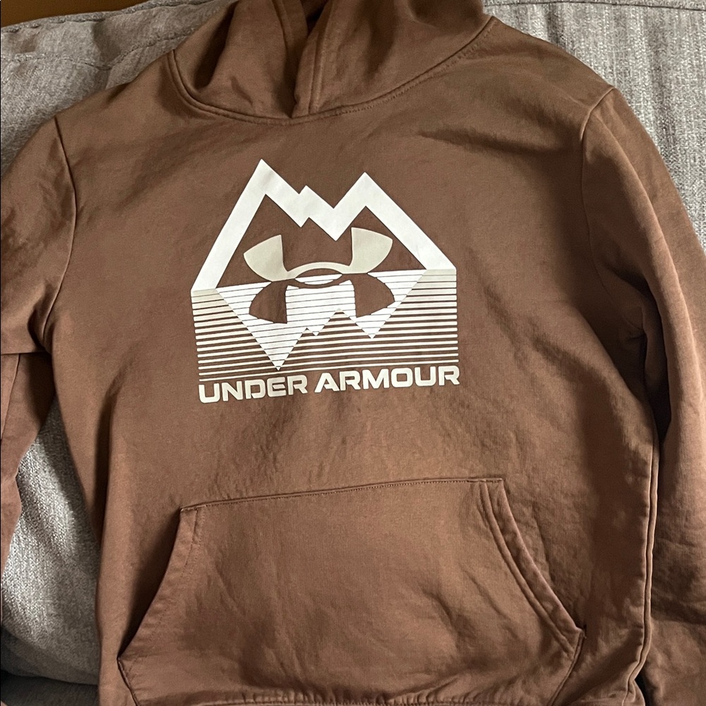Under Armour Brown Pullover Hoodie